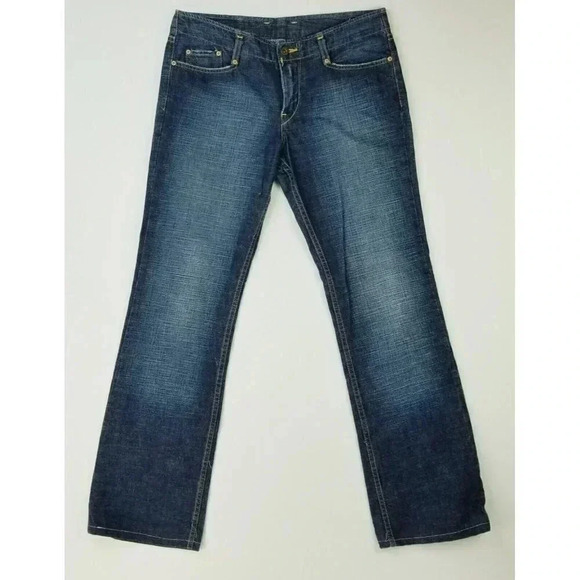 Lucky Brand Sanforized For Perfect Fit 27X31 Long Size 4 Blue Denim Elite Jeans - Picture 10 of 12